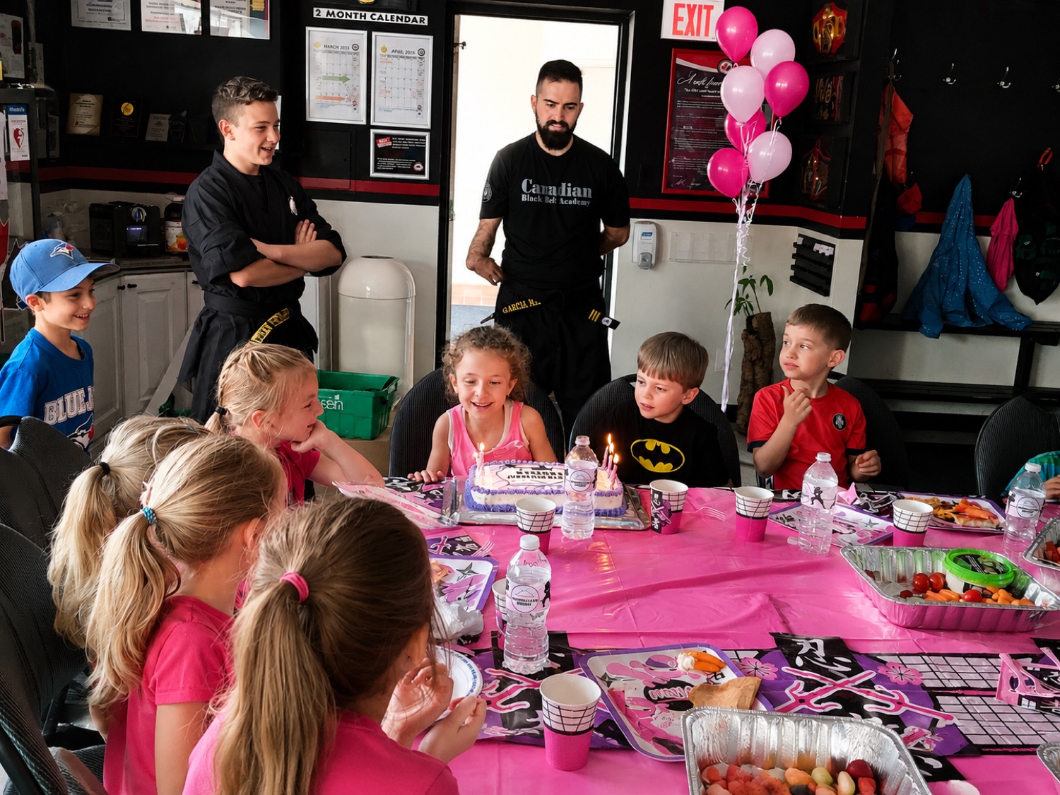 Martial arts birthday party